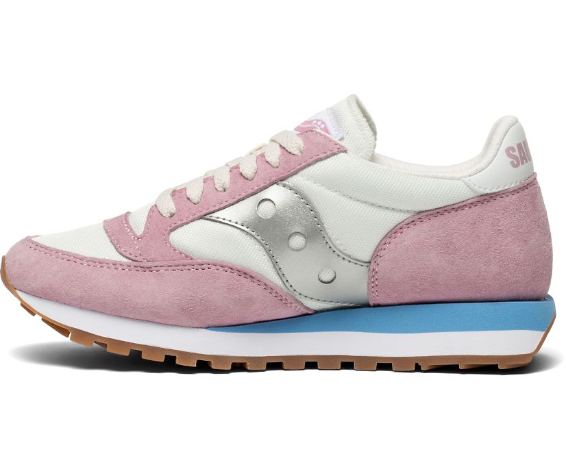 Saucony Jazz 81 Originals Dam Vita Rosa Grå | Sverige 256VRW